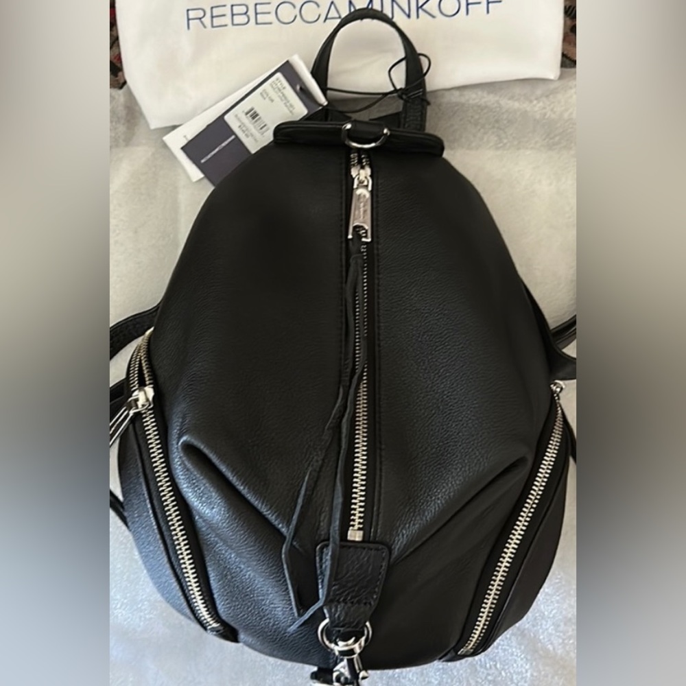 NWT Rebecca Minkoff Black Medium Julian Backpack